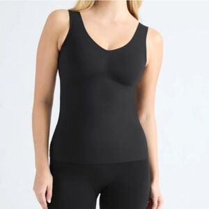Knix LuxeLift Tank Black Seamless Wireless Shapewear-Medium